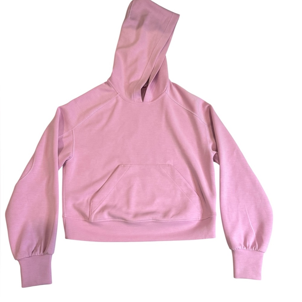 Lululemon Pink Scuba Funnel-Neck Hoodie – Size 0